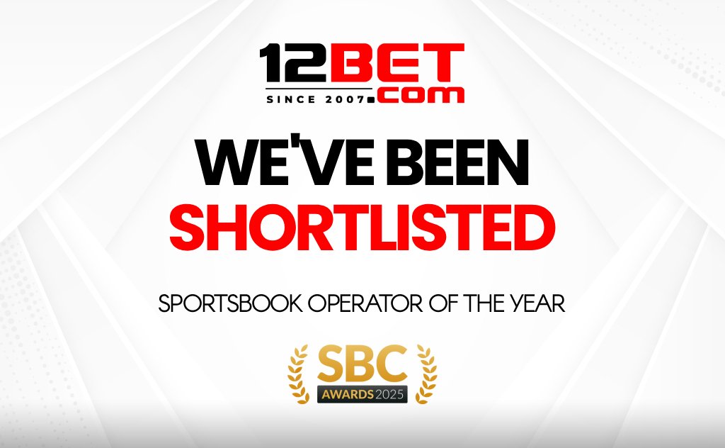 12BET入围2025年SBC大奖“年度体育博彩运营商”候选名单